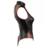 Cottelli - siateczkowe body z zamkiem (czarne) - M