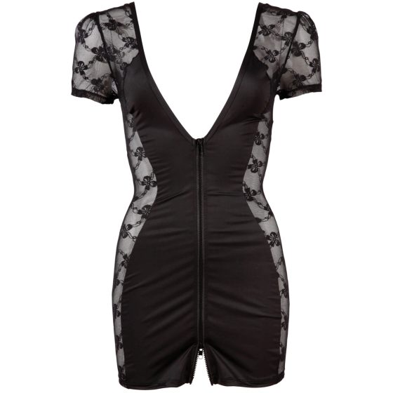 Cottelli - Masnis, koronkowa sukienka łączona (czarna) - XL