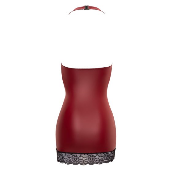 Cottelli - błyszcząca mini sukienka (czerwona)