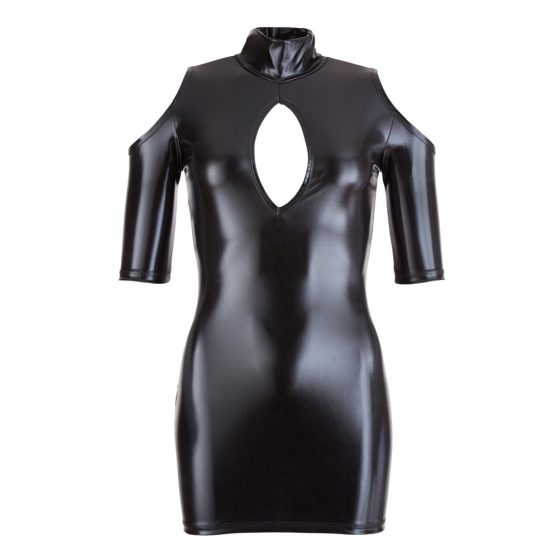 Cottelli - sukienka z wycięciami na ramionach (czarny)