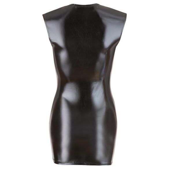 Cottelli - sukienka imprezowa bez rękawów - błyszcząca - czarna - L