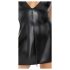 Noir - czarna mini sukienka ze wzorem węża - XL