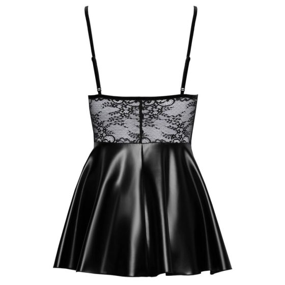 Noir - Koronkowa błyszcząca sukienka (czarna)