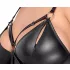 Cottelli Plus Size - sukienka z kajdankami - czarna