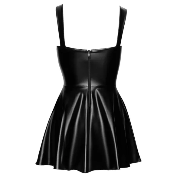 Noir - mini sukienka sznurowana z przodu (czarna) - M