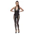 Cottelli Party - halterneck gorset kombinezon (czarny) - L