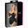 Cottelli - babydoll z falbankami - czarny - XL