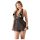 Cottelli Plus Size - koronkowa babydoll (czarna) - 4XL