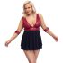 Cottelli Bondage Plus Size - babydoll (czerwony)