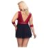 Cottelli Bondage Plus Size - babydoll (czerwony)