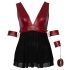 Cottelli Bondage Plus Size - babydoll (czerwony)