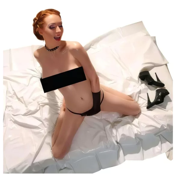 Fetysz - prześcieradło lakierowane - 200x230 cm (białe)