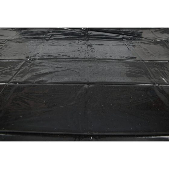 Błyszczący gumowany arkusz - czarny (160 x 200 cm)