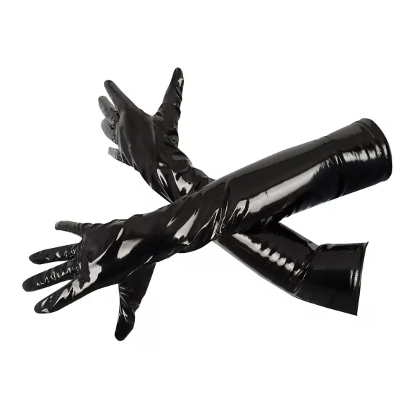 Black Level - rękawiczki lakierowane - czarne - XL
