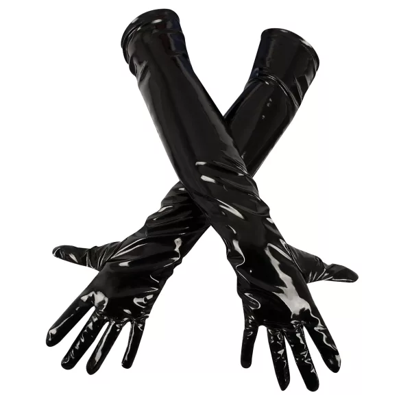 Black Level - rękawiczki lakierowane - czarne - XL