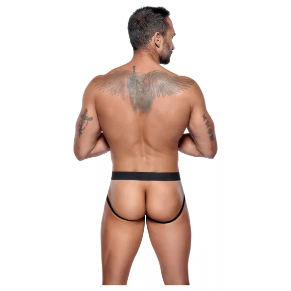 Black Level - jockstrap z zamkiem (czarny)