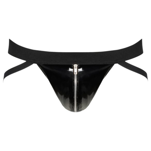 Black Level - jockstrap męski z zamkiem - czarny - M