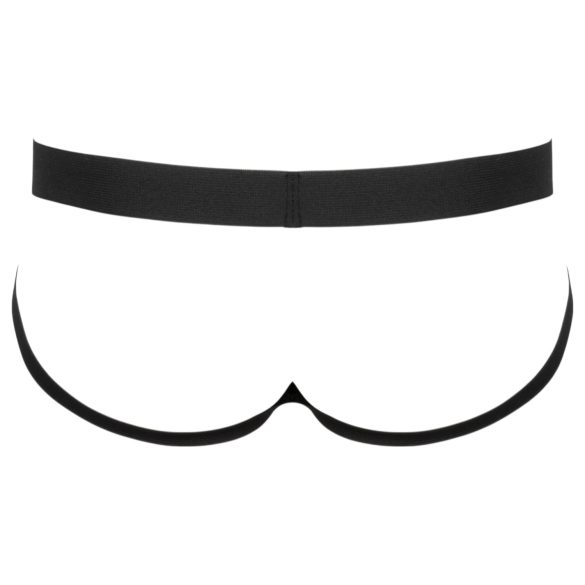 Black Level - jockstrap męski z zamkiem - czarny - L