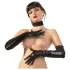 Latex - rękawice długie unisex - czarne - M