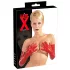 LATEX - długie rękawiczki unisex - lateksowe - czerwone