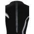 LATEX - damskie body z długim rękawem (czarne) - M