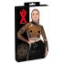 LATEX - przezroczysta lateksowa bluzka (przezroczysta-czarna) - S-L - XL