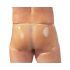 LATEX - bokserki + nakładka na penisa (naturalna) - L/XL