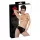 Majtki damskie Late X z wewnętrznym dildo (czarne) - M