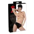 Majtki damskie Late X z wewnętrznym dildo (czarne) - M
