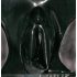 LATEX - damskie majtki z prezerwatywą pochwową (czarne)