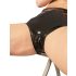 LATEX - damskie majtki z prezerwatywą pochwową (czarne) - XL