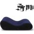 Magic Pillow - Duża nadmuchiwana sofa erotyczna (niebieska)