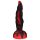 OgazR Hell Dong - falowany dildo - 20 cm (czerwony)