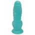 OgazR Morski Wąż - żłobiony dildo - 17 cm (niebiesko-biały)