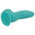 OgazR Morski Wąż - żłobiony dildo - 17 cm (niebiesko-biały)