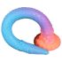 OgazR XXL Węgorz - świecące analne dildo - 47 cm (różowe)