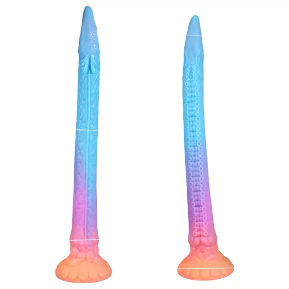 OgazR XXL Eel - długie analne dildo świecące w ciemności - 47 cm różowe