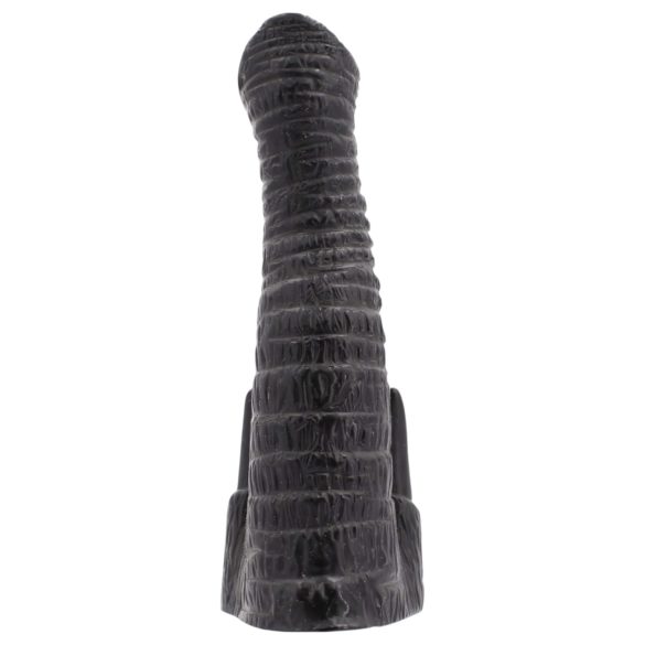 AnimHole Djumbo - długi dildo słoń - 18 cm (czarny)