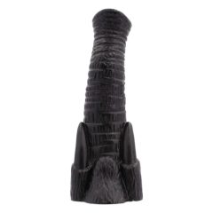 AnimHole Djumbo - dildo z trąbą słonia - 18 cm (czarny)