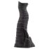AnimHole Djumbo - długi dildo słoń - 18 cm (czarny)