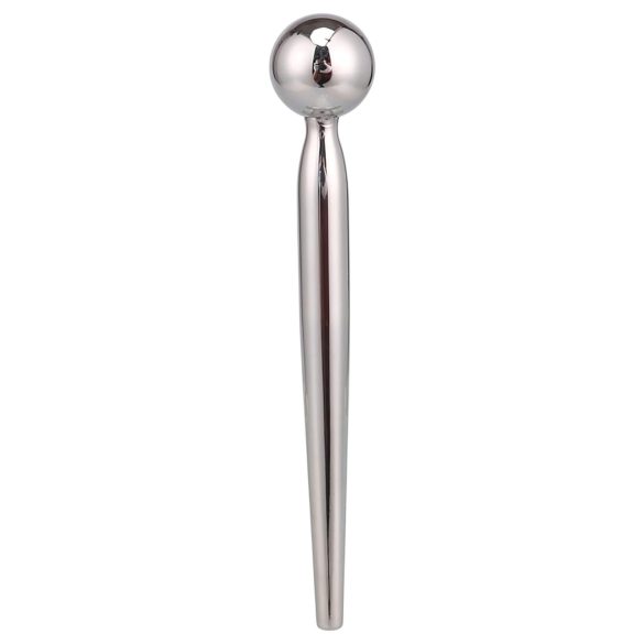 FukR - dilator do penisa metalowy kulkowy 8cm srebrny