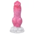 Animalorny Buldog - dildo penis psa - 17cm - różowy