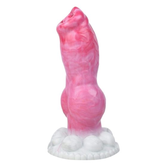 Animalorny Buldog - dildo z penisem dla psa - 17cm (różowy)