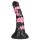 Bad Horse - silikonowy koński dildo - 18cm (czarno-różowy)