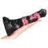 Bad Horse - silikonowy koński dildo - 18cm (czarno-różowy)