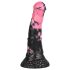Bad Horse - silikonowy koński dildo - 18cm (czarno-różowy)