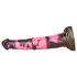 Bad Horse - silikonowy koński dildo 24 cm (brązowo-różowy)