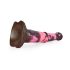 Bad Horse - silikonowy koński dildo 24 cm (brązowo-różowy)