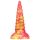 Metallic Anal - silikonowy dildo jednorożca - 17cm (różowo-złoty)