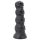 Toppedmonster - czaszka dildo - 22 cm (czarne)
